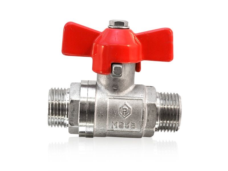 Kugelhahn 3/8" Außengewinde beidseitig