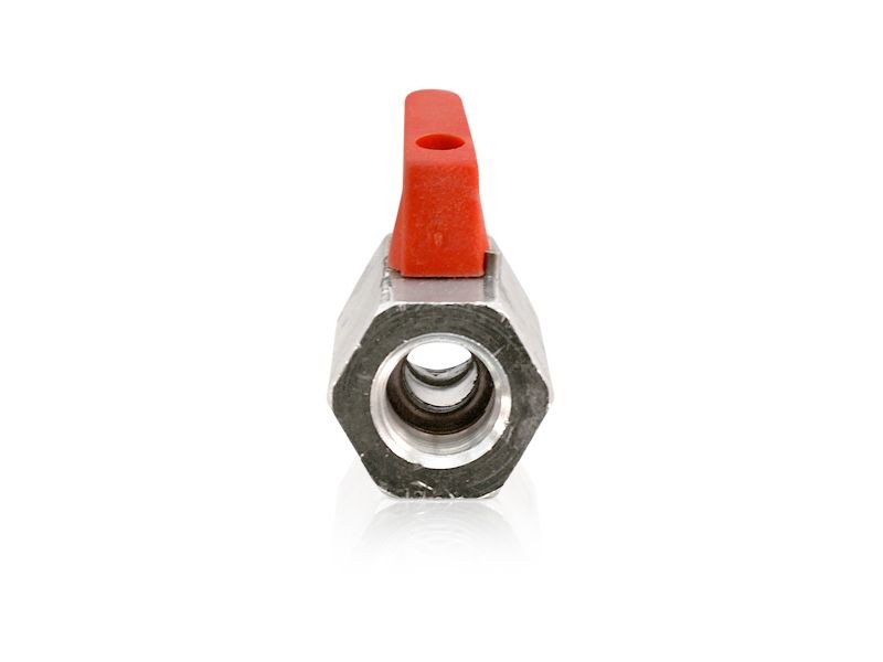 Mini Kugelhahn 1/4" Innengewinde beidseitig