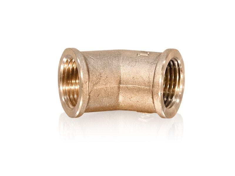 Winkel 45° 1/2" beidseitig Innengewinde