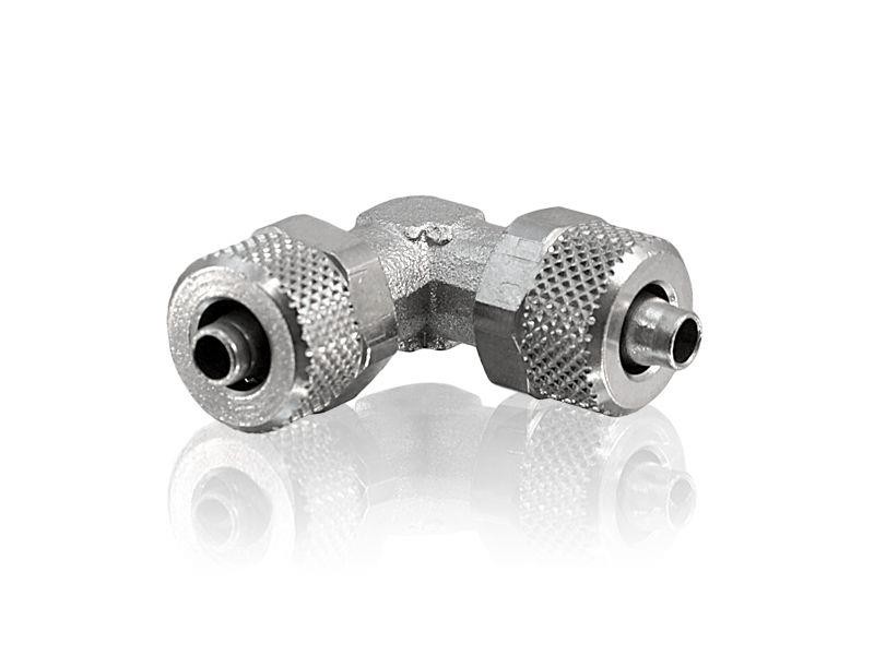 Durchgangsverbinder gewinkelt 90° 6/4 mm Rohr