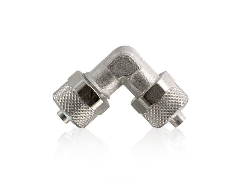 Durchgangsverbinder gewinkelt 90° 6/4 mm Rohr
