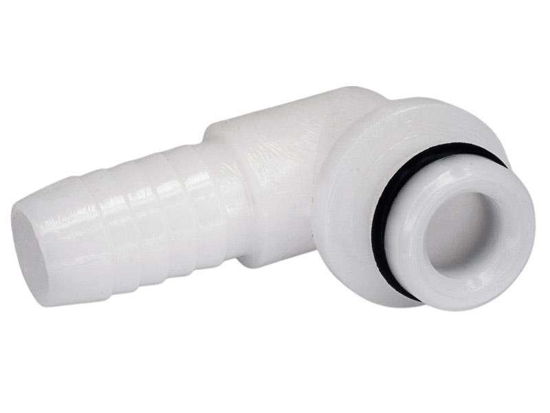 Winkel-Verbinder 90° für Sirup-Zufuhr mit 3/8" Schlauchtülle