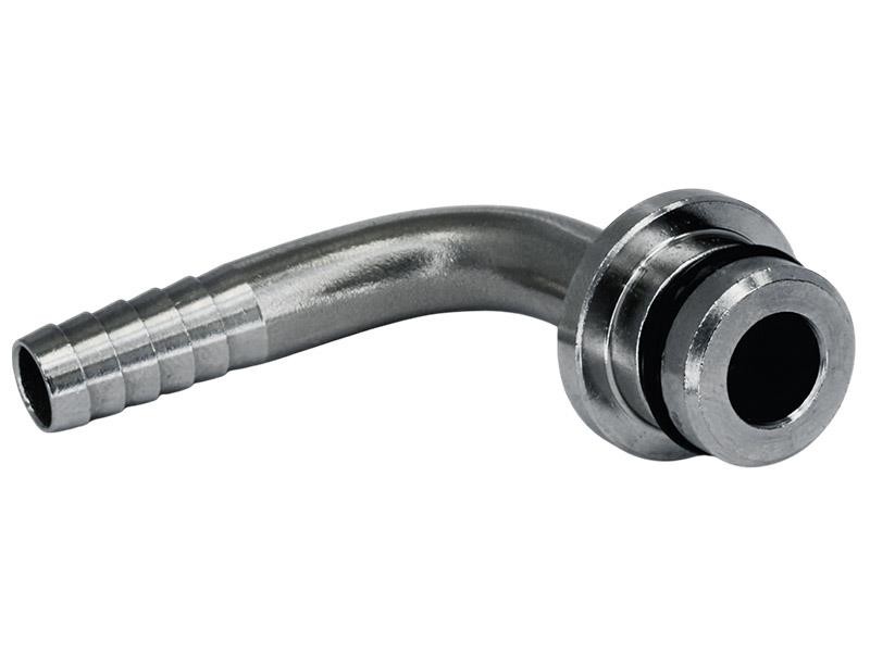 Winkel-Verbinder 90° für Sirup Auslass mit 1/4" Schlauchtülle