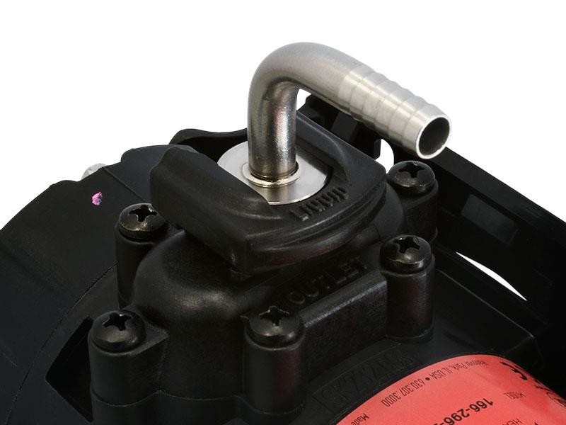 Winkel-Verbinder 90° für Sirup Auslass mit 1/4" Schlauchtülle