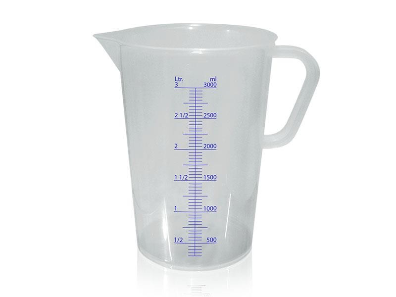 Messbecher 3000 ml mit Skala