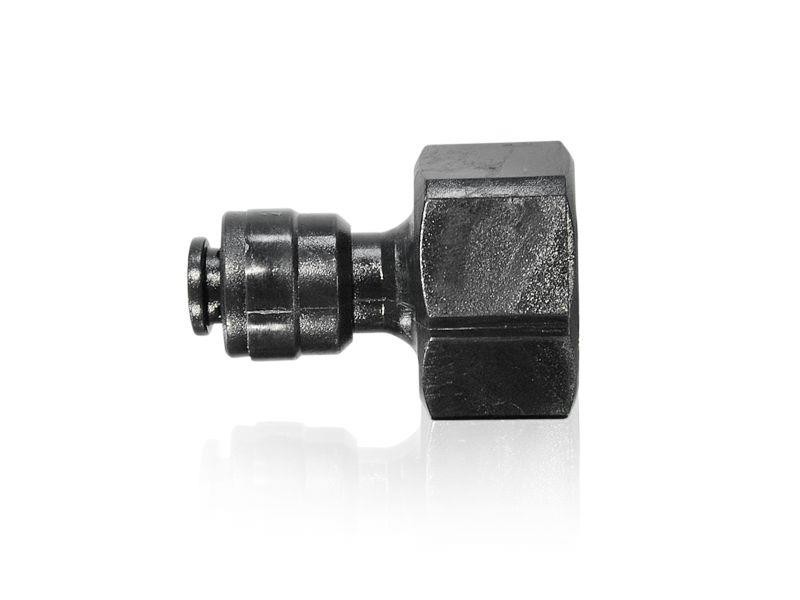 Einschraub Verbinder 6 mm Rohr x 3/8" IG BSPP Schnellsteck System