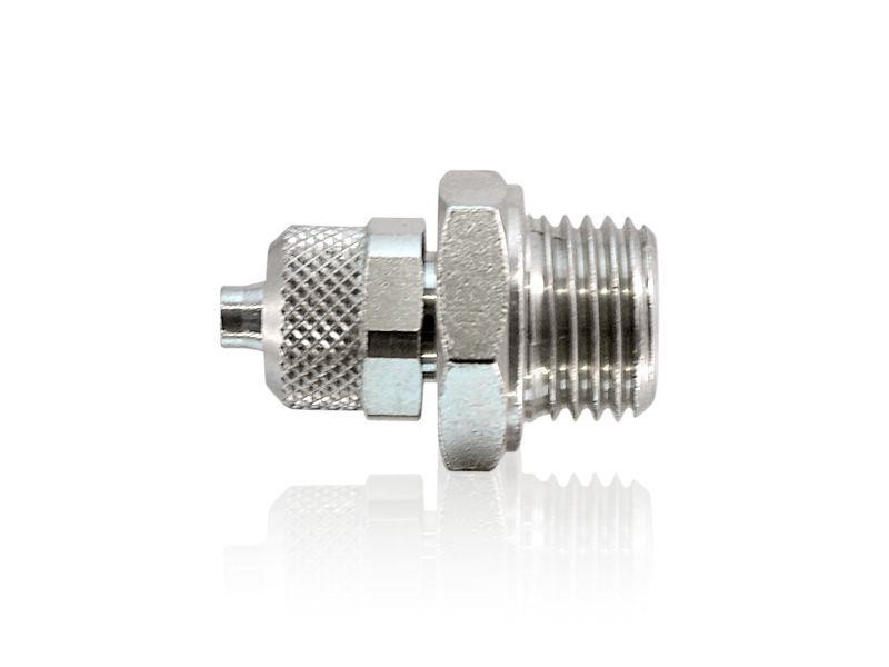 Verschraubung gerade 6/4 mm Rohr x 1/4" Außengewinde