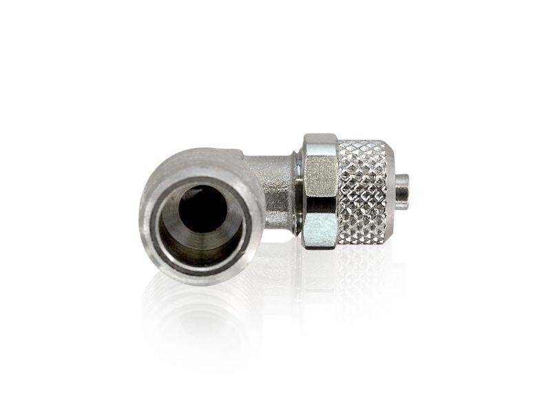 Winkel Verschraubung 90° 6/4 mm Rohr x 1/4" AG