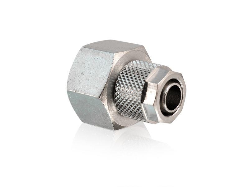 Verschraubung gerade 6/4 mm Rohr x 3/8" Innengewinde